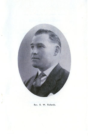 Copy of a photograph of the Reverend R W Richard Galilee Chapel Llangwm Pembrokeshire